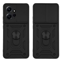 Θήκη Ring Armor CamPro Sonique για Xiaomi Redmi Note 12 4G Μαύρο