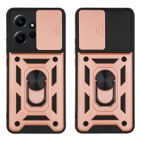 Θήκη Ring Armor CamPro Sonique για Xiaomi Redmi Note 12 4G Ροζ Χρυσό