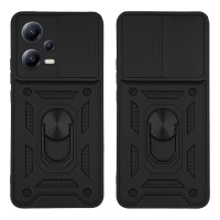 Θήκη Ring Armor CamPro Sonique για Xiaomi Redmi Note 12 5G / Poco X5 5G Μαύρο