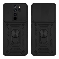 Θήκη Ring Armor CamPro Sonique για Xiaomi Redmi Note 8 Pro Μαύρο