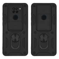 Θήκη Ring Armor CamPro Sonique για Xiaomi Redmi Note 9 Μαύρο