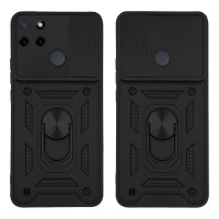 Θήκη Ring Armor CamPro Sonique Realme C21Y / Realme C25Y Μαύρο