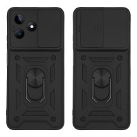 Θήκη Ring Armor CamPro Sonique Realme C51 / Realme C53 / Realme Note 50 4G Μαύρο