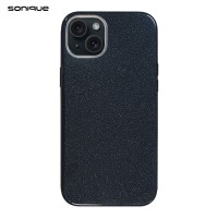 Θήκη Σιλικόνης Sonique Shiny Apple iPhone 15 Μαύρο