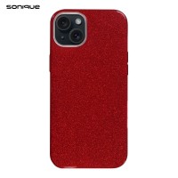 Θήκη Σιλικόνης Sonique Shiny Apple iPhone 15 Plus Κόκκινο