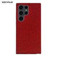 Θήκη Σιλικόνης Sonique Shiny Samsung Galaxy S23 Ultra Κόκκινο