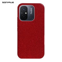 Θήκη Σιλικόνης Sonique Shiny Xiaomi Redmi 12C Κόκκινο