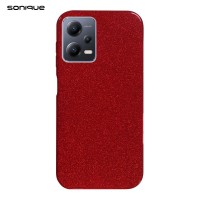 Θήκη Σιλικόνης Sonique Shiny Xiaomi Redmi Note 12 5G / Poco X5 5G Κόκκινο