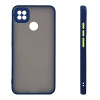 Θήκη Σιλικόνης Color Button Bumper Sonique Xiaomi Redmi 9C / Redmi 10A Μπλέ