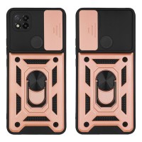 Θήκη Ring Armor CamPro Sonique για Xiaomi Redmi 9C / Redmi 10A Ροζ Χρυσό
