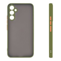 Θήκη Σιλικόνης Color Button Bumper Sonique Samsung Galaxy A34 5G Πράσινο Ανοιχτό