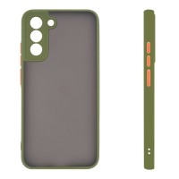 Θήκη Σιλικόνης Color Button Bumper Sonique Samsung Galaxy S22 Plus Πράσινο Ανοιχτό
