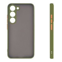 Θήκη Σιλικόνης Color Button Bumper Sonique Samsung Galaxy S23 Plus Πράσινο Ανοιχτό