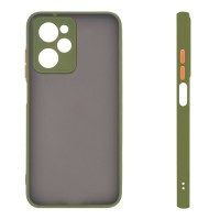 Θήκη Σιλικόνης Color Button Bumper Sonique Xiaomi Poco X5 Pro 5G Πράσινο Ανοιχτό
