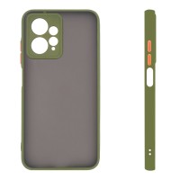 Θήκη Σιλικόνης Color Button Bumper Sonique Xiaomi Redmi Note 12 4G Πράσινο Ανοιχτό