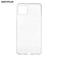 Θήκη Σιλικόνης Sonique Crystal Clear Apple (Big Hole) iPhone 11 Διάφανο