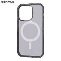 Θήκη Magnetic MagHard Sonique Apple iPhone 15 Pro Max Σκούρο Γκρι