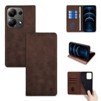 Θήκη Πορτοφόλι Vintage Magnet Wallet Sonique Xiaomi Redmi Note 13 Pro 4G / Poco M6 Pro 4G / Redmi Note 14S Καφέ