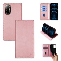 Θήκη Πορτοφόλι Vintage Magnet Wallet Sonique Realme C67 4G Ροζ Χρυσό