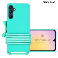 Θήκη Σιλικόνης με Κορδόνι CarryHang Sonique Samsung Galaxy A25 5G Γαλάζιο
