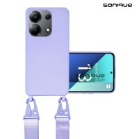 Θήκη Σιλικόνης με Strap CarryHang Sonique Xiaomi Redmi Note 13 4G Λιλά