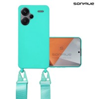 Θήκη Σιλικόνης με Strap CarryHang Sonique Xiaomi Redmi Note 13 Pro Plus 5G Γαλάζιο