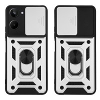 Θήκη Ring Armor CamPro Sonique Realme 10 4G Ασημί