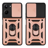 Θήκη Ring Armor CamPro Sonique Realme 10 4G Ροζ Χρυσό