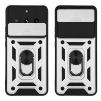 Θήκη Ring Armor CamPro Sonique Realme 11 Pro 5G / Realme 11 Pro Plus 5G Ασημί