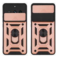Θήκη Ring Armor CamPro Sonique Realme 11 Pro 5G / Realme 11 Pro Plus 5G Ροζ Χρυσό