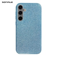 Θήκη Σιλικόνης Sonique Shiny Samsung Galaxy S24 Γαλάζιο