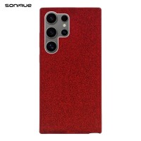Θήκη Σιλικόνης Sonique Shiny Samsung Galaxy S24 Ultra Κόκκινο