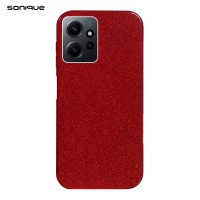 Θήκη Σιλικόνης Sonique Shiny Xiaomi Redmi Note 12 4G Κόκκινο