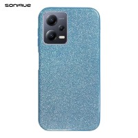 Θήκη Σιλικόνης Sonique Shiny Xiaomi Redmi Note 12 5G / Poco X5 5G Γαλάζιο