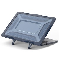 Θήκη για MacBook Sonique Icy Guardian με Βάση Στήριξης Apple MacBook Air 13.6" 2022 Μπλέ