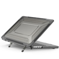 Θήκη για MacBook Sonique Icy Guardian με Βάση Στήριξης Apple Mac Book Pro 14" 2021/2023 Μαύρο