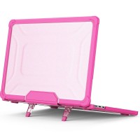 Θήκη για MacBook Sonique Icy με Βάση Στήριξης Apple MacBook Air 13.6" 2022 Ροζ