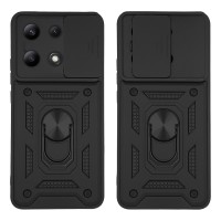 Θήκη Ring Armor CamPro Sonique για Xiaomi Redmi Note 13 4G Μαύρο