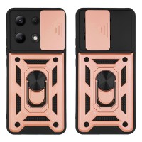 Θήκη Ring Armor CamPro Sonique για Xiaomi Redmi Note 13 4G Ροζ Χρυσό