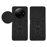 Θήκη Ring Armor CamPro Sonique για Xiaomi Redmi A3 / Redmi A3x Μαύρο