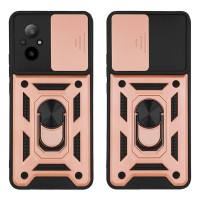 Θήκη Ring Armor CamPro Sonique Realme C67 4G Ροζ Χρυσό