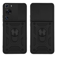 Θήκη Ring Armor CamPro Sonique για Huawei P60 Pro Μαύρο