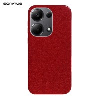 Θήκη Σιλικόνης Sonique Shiny Xiaomi Redmi Note 13 Pro 4G / Poco M6 Pro 4G / Redmi Note 14S Κόκκινο