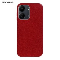 Θήκη Σιλικόνης Sonique Shiny Xiaomi Redmi 13C 4G / Redmi 13C 5G / Poco C65 4G Κόκκινο
