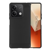 Θήκη Σιλικόνης Sonique Carbon Brushed Xiaomi Redmi Note 13 5G Μαύρο