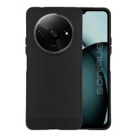 Θήκη Σιλικόνης Sonique Carbon Brushed Xiaomi Redmi A3 / Redmi A3x Μαύρο