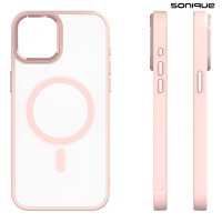 Θήκη Magnetic MagMetal Sonique Apple iPhone 11 Ροζ