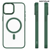 Θήκη Magnetic MagMetal Sonique Apple iPhone 12 Pro Max Πράσινο