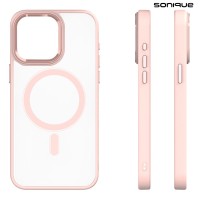 Θήκη Magnetic MagMetal Sonique Apple iPhone 13 Pro Ροζ