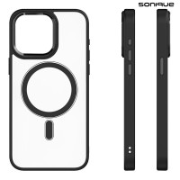 Θήκη Magnetic MagMetal Sonique Apple iPhone 14 Pro Max Μαύρο